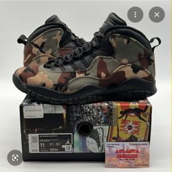 10 Retro Jordan Woodland Camo