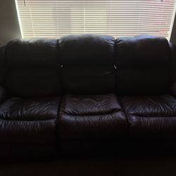 Leather couch