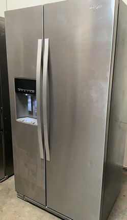 Whirlpool Side-by-Side Stainless Steel Refrigerator
