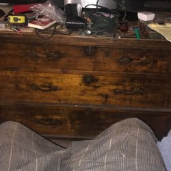 Antique Dressier With Locking Drawers