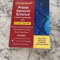 Praxis General Science Study Book Test Prep