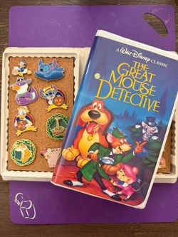 Vintage Disney The Great Mouse Detective VHS Pin Board – Handmade Please Rewind