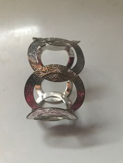 Woman’s silver bracelet