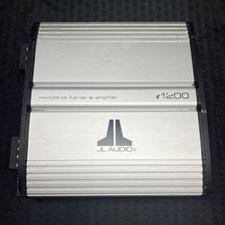JL Audio e1200 Monoblock Full-Range Amplifier