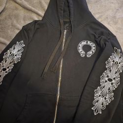 Chrome Hearts Men's Black Hoodie(33509)11