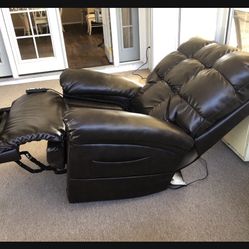 Power Lift Recliner Chair For Tall Heat & Massage 