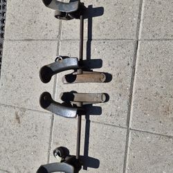 Delta Rockwell Milwaukee Casters for Splayed Leg Stand Retractable Step Up Tool Shop Garage Tools Band Saw Jointer Bandsaw Scrow Saw