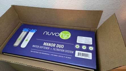 Nuvo manor duo water softener new