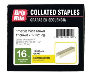 COLLATED STAPLES  1"x1-1/2"