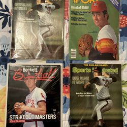 Nolan Ryan Magazines ( 4 ) 