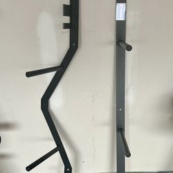 WALL MOUNTED STORAGE FOR WEIGHTS & BARBELLS 