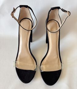 Brand New Woman Clear Strap Heels