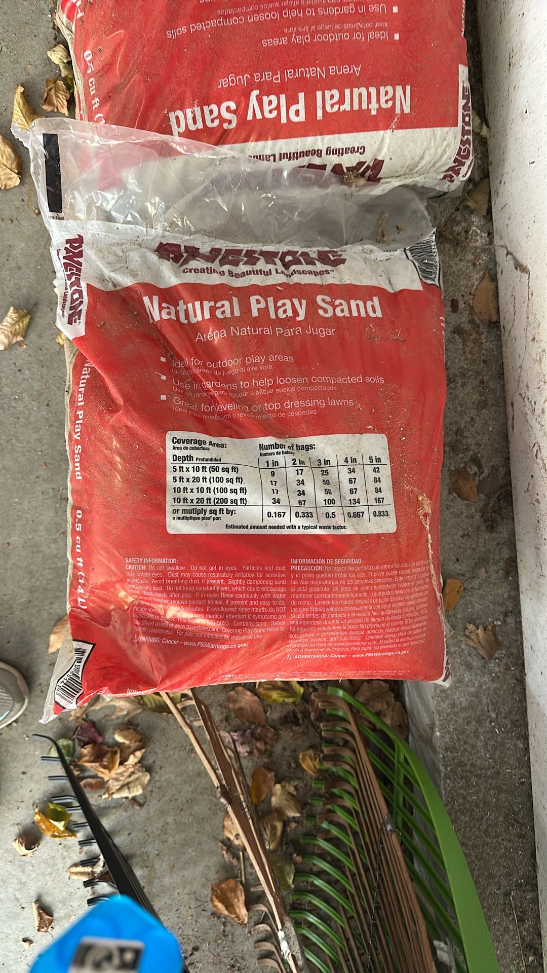 FREE 10 Bags Of Sandbox Sand