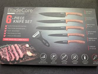 6 piece knife set New