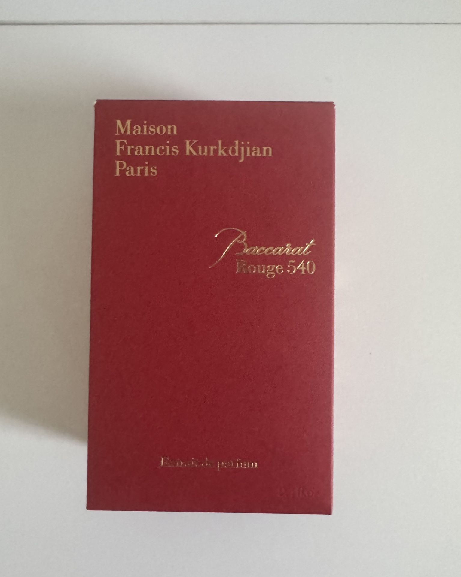 Baccarat Rouge 540 extrait 40ML