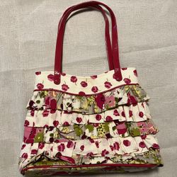 Vera Bradley Chacha Handbag - Make Me Blush 