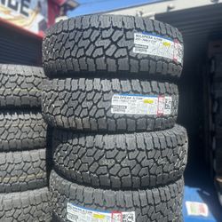 265/70/17 FALKEN Wildpeak AT4W EACH TIRE $205/ CADA LLANTA- INSTALLED AND BALANCED