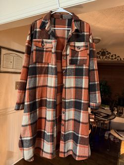 Plaid Orange/ Brown