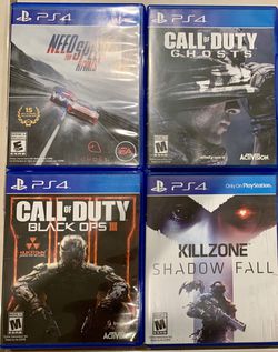 PS4 and PS3 games: COD Black Ops III, Ghost, Kill Zone, NFS for Sale in  Garden Grove, CA - OfferUp