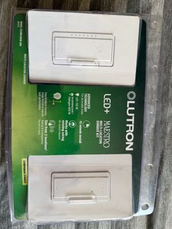 Lutron Maestro Multi-Location LED+ Dimmer Kit White