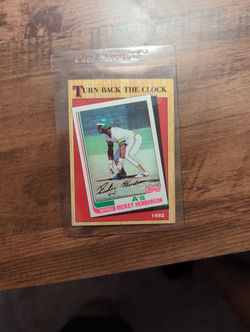 Rickey Henderson Error Card