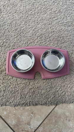 Pet Feeding Dish - Pink 