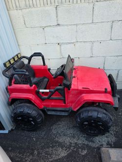 Power wheel jeep