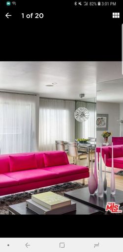 Pink Sofa