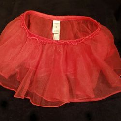 Baby Girl's Red Tulle TuTu Skirt