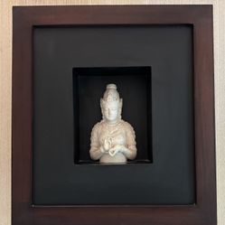 Hindu Deity Sculpture framed