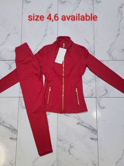Red lululemon sets