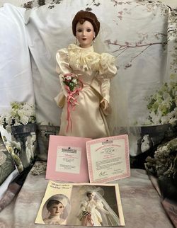 Ashton Drake From This Day Forward Porcelain Bride Doll