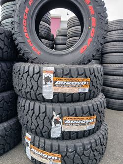 Tengo un set de llantas nuevas 35 12 50 17 de la marca arroyo