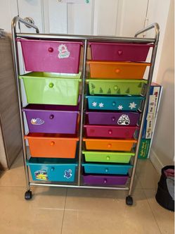 Drawer Rolling Storage cart