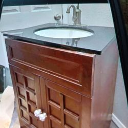 Bathroom Sink With Cabinet 