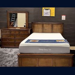 GORGEOUS SHERRY KING BED SET!$1399!*SAME DAY DELIVERY*NO CREDIT NEEDED*EASY FINANCING*LABOR DAY SALE*