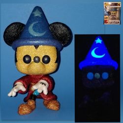 Funko Pop Glow Diamond Sorcerer  Mickey Mouse