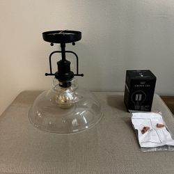 New Black Ceiling Lamp Whit 💡 