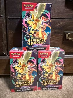 Sealed Ascended hero booster bundles