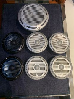 JL audio marine speakers and sub