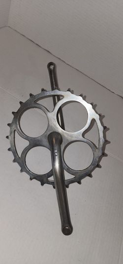 1950s Schwinn Skip Tooth Crank for Vintage Balloon Tire Bicycle Bike