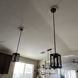 Hanging Light Fixtures X2