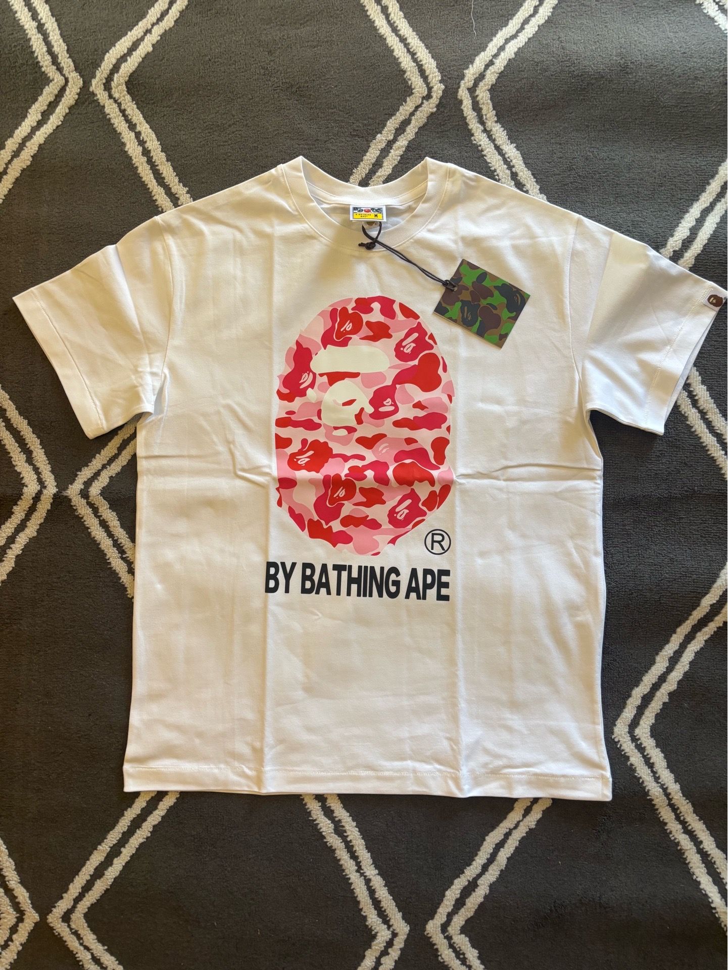 Bape Pink/White Shirt