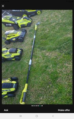 RYOBI CORDED POLE SAW LIKE NEW