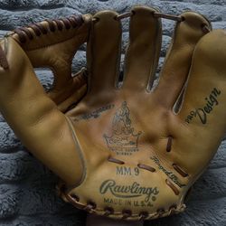Vintage Rawlings Mickey Mantle Triple Crown Winner Baseball Glove 