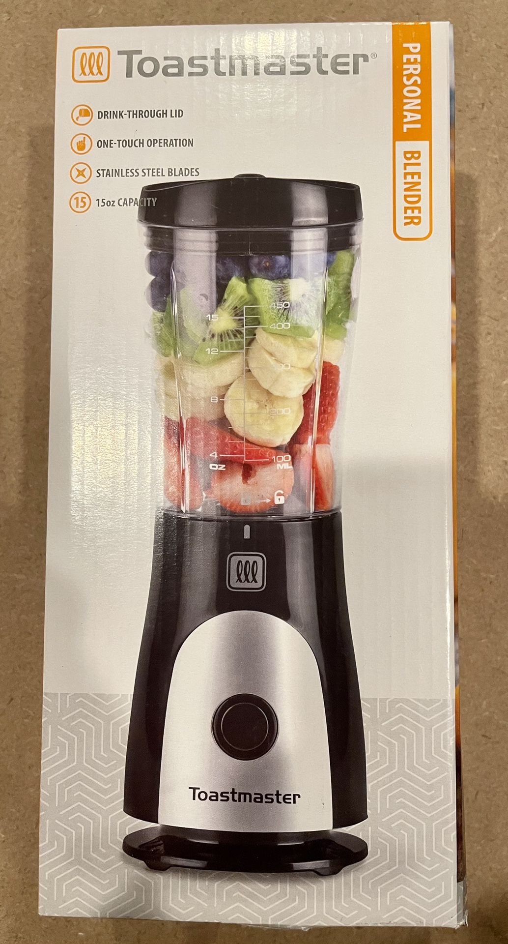 NEW Toastmaster Personal Blender TM-4MBL Black