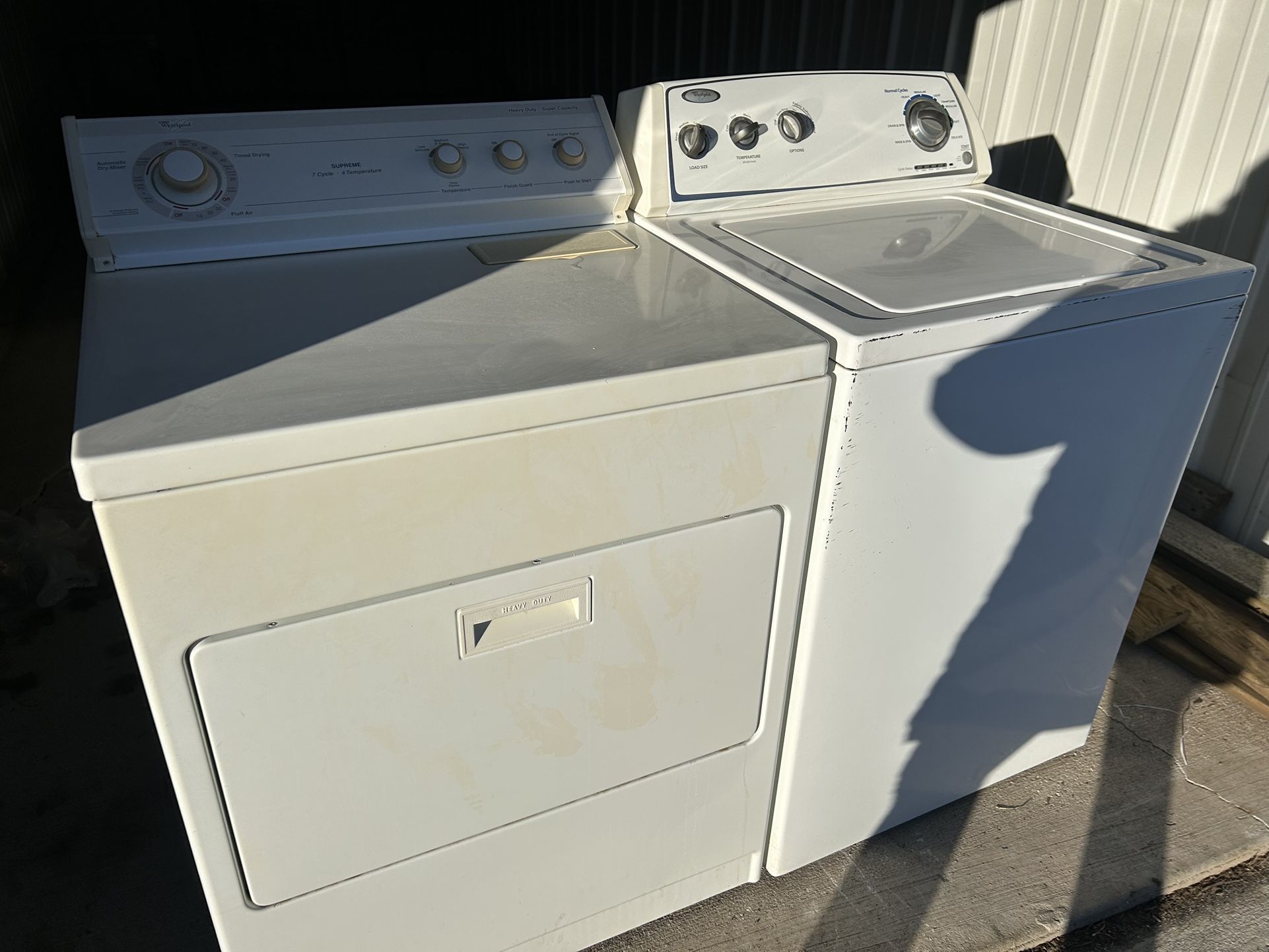 Washer And Dryer Set