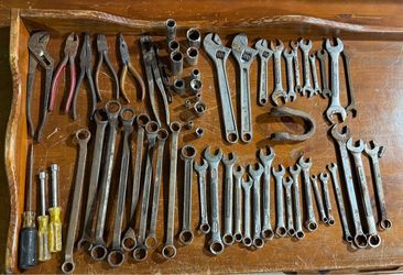 Large Lot of Mixed mechanics Hand Tools