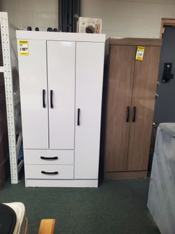 Wardrobe Armoire with Drawers