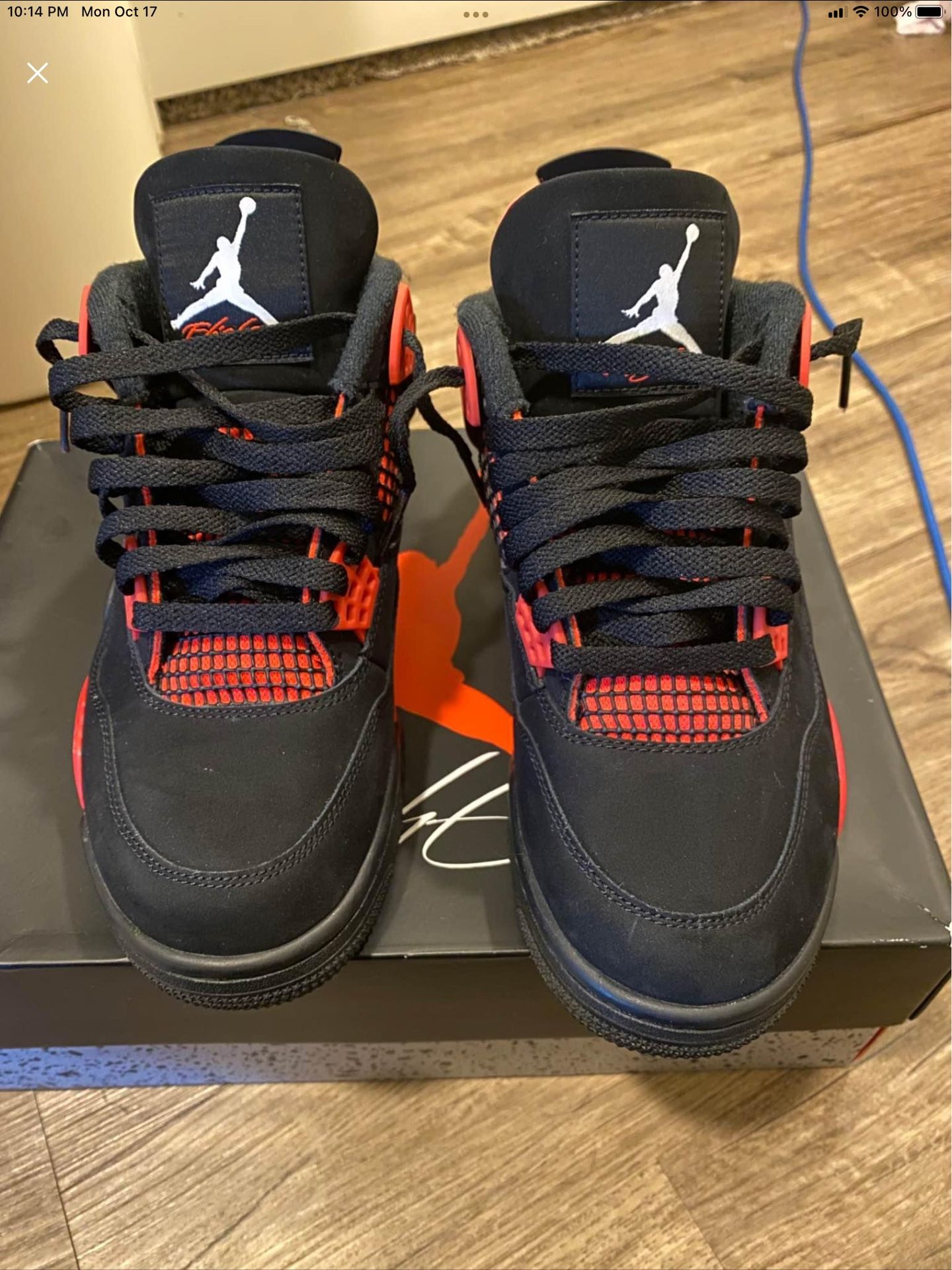 Air Jordan 4s ( Thunder Reds )